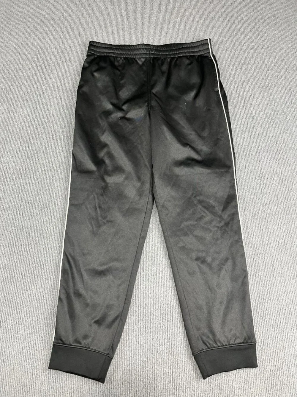 Lands' End Boys Black Athletic Joggers Elastic Waist Size L 14H-16H